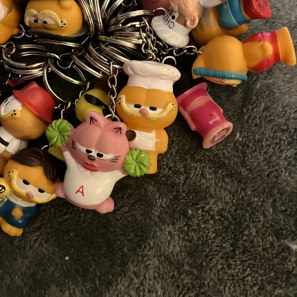 Garfield Keychain Set - Multicolor - Picture 2 of 11